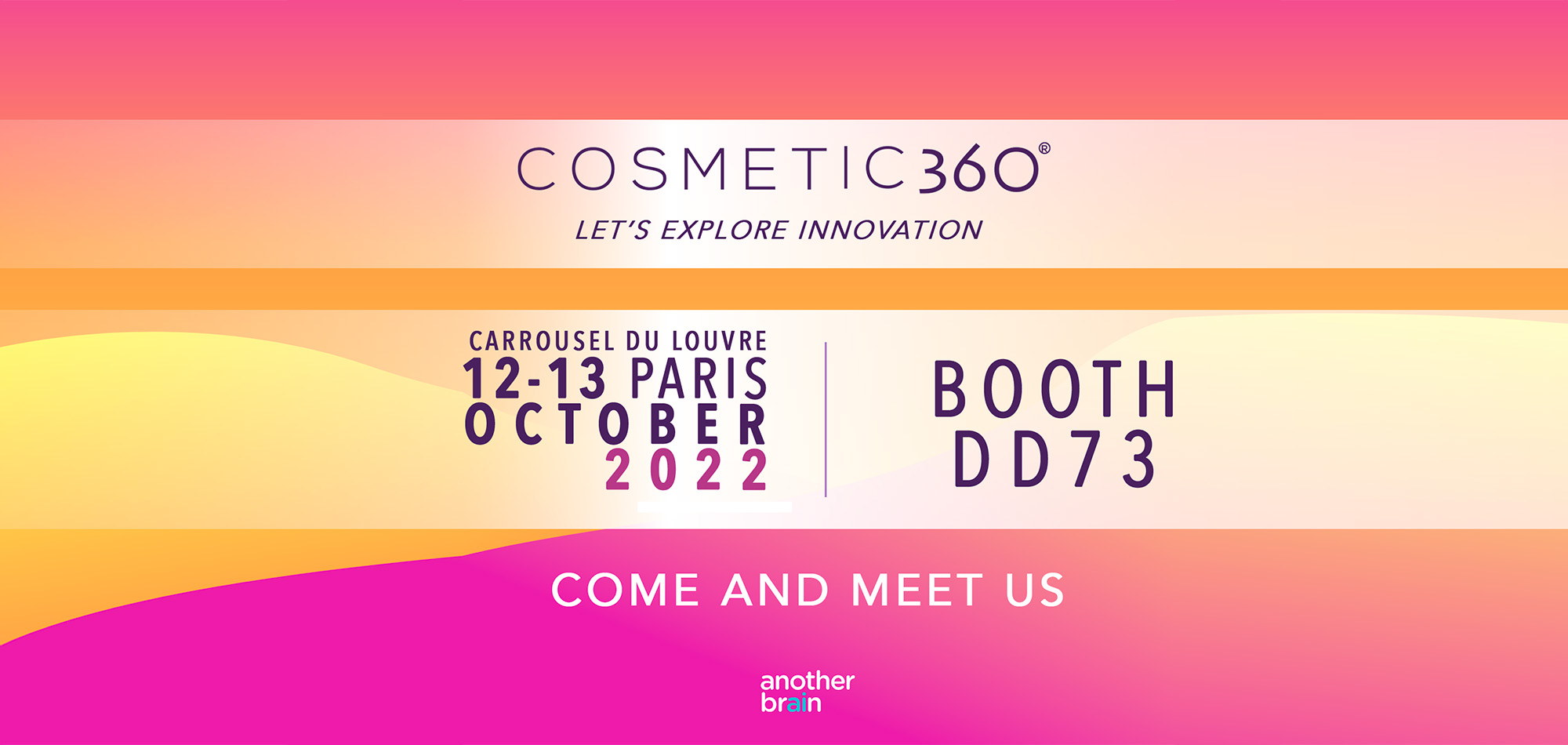 News tradeshow Cosmetic 360 - AnotherBrain